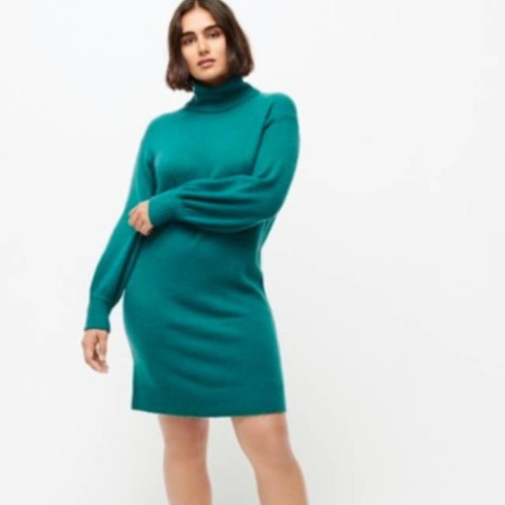 J. Crew Jade Turtleneck Dress (size US xs)